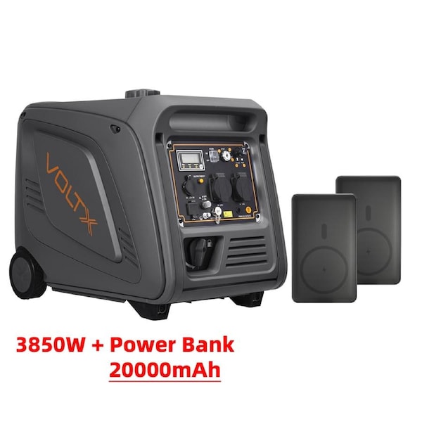 VoltX 3.85KW Inverter Generator + 20000mAh Power Bank