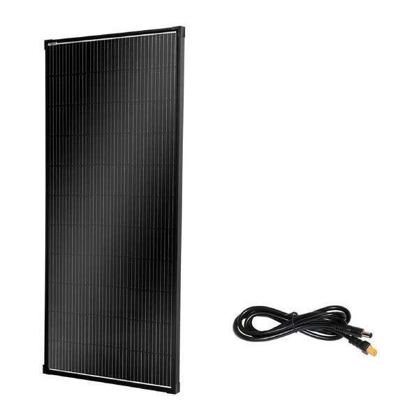 200W Solar Panel Fixed Black Frame + XT60 Connector DC6530