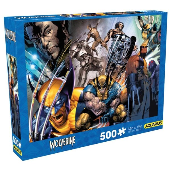 Aquarius Marvel Wolverine Collage 500 Piece Jigsaw Puzzle
