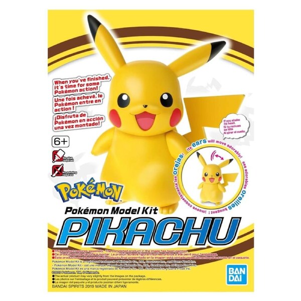 Bandai Pokemon Pikachu Plastic Model Kit