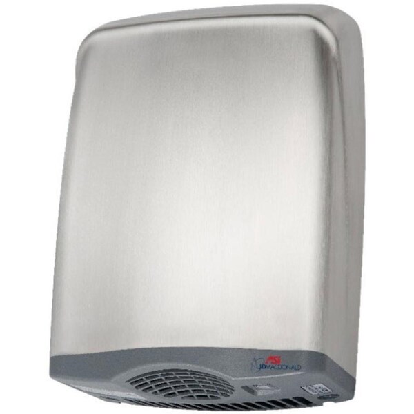 JD Macdonald Applause Auto Hand Dryer in Satin Stainless Steel