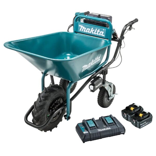 Makita Wheelbarrow Bucket Kit 18V (2 x 5.0Ah)- DCU180PT2B