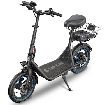 VALK Electric Scooter with Seat, 30km Range, Disc brakes, 14