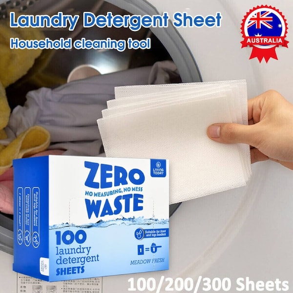 200 sheets Eco-friendly Ultra Portable Laundry Detergent Sheets 200PCS