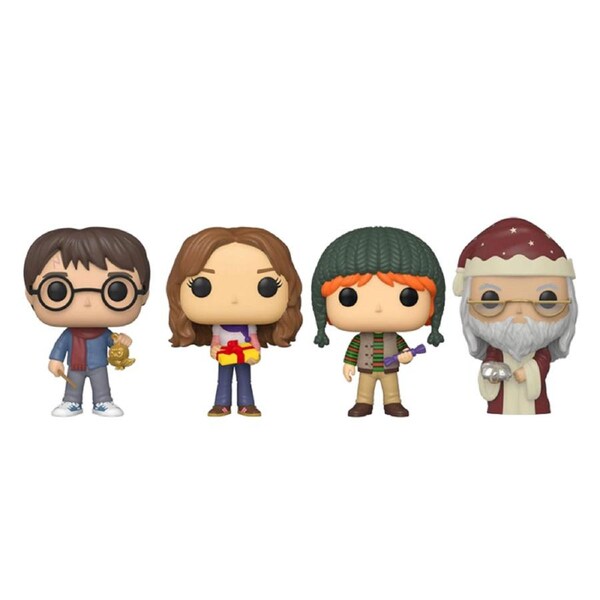 Funko Harry Potter Holiday Pop! Vinyl Figures Collectible 4-Pack