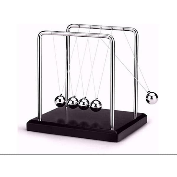 Newton'S Cradle, Desk Ball Stress Toy, Decor Pendulum, Physics Science Ball, AU