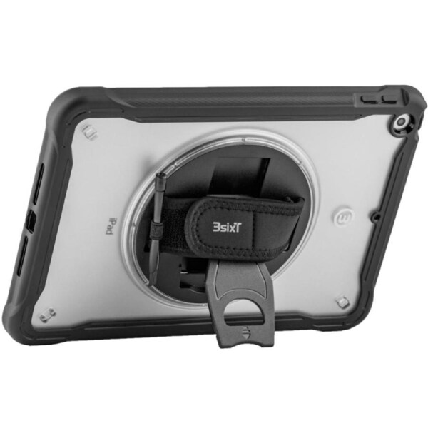 3sixT Rugged All One - iPad 10.2 Gen 7/8/9 - Clear/Black