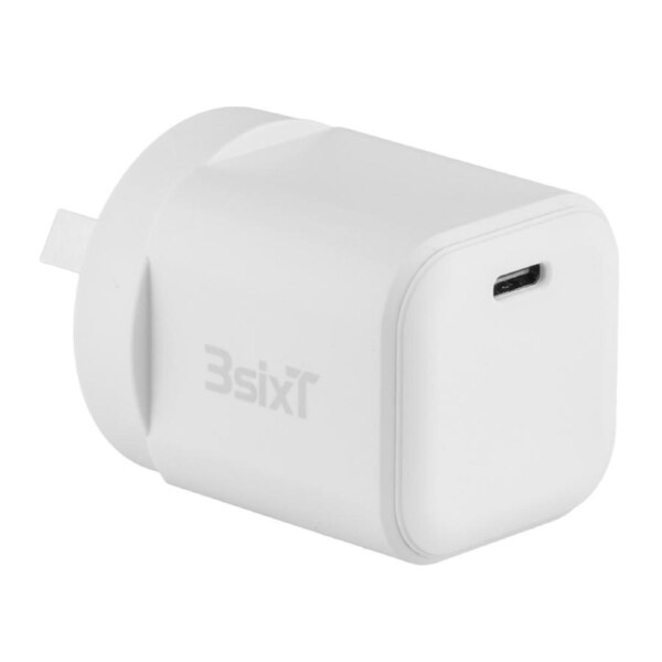 3sixT Wall Charger GaN 20W USB-C PD - W