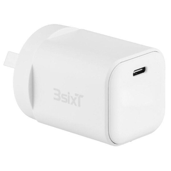 3sixT Wall Charger GaN 30W USB-C PD - W