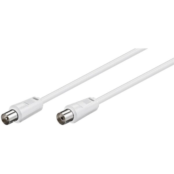 Goobay Antenna Cable (<70 dB) (M/F) 10M - White