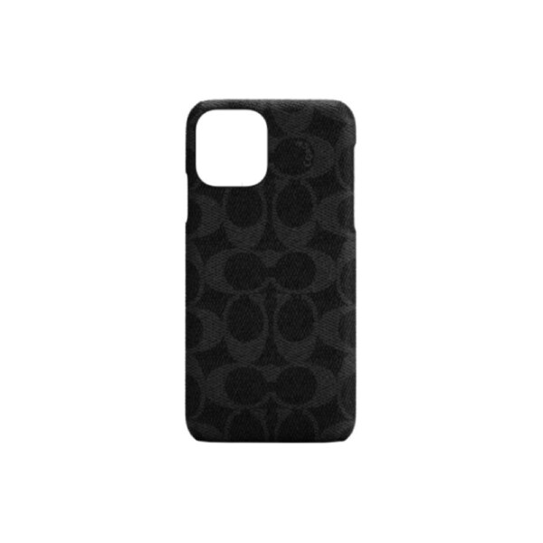 Coach Slim Wrap - iPhone 12/12 Pro - Signature C Black