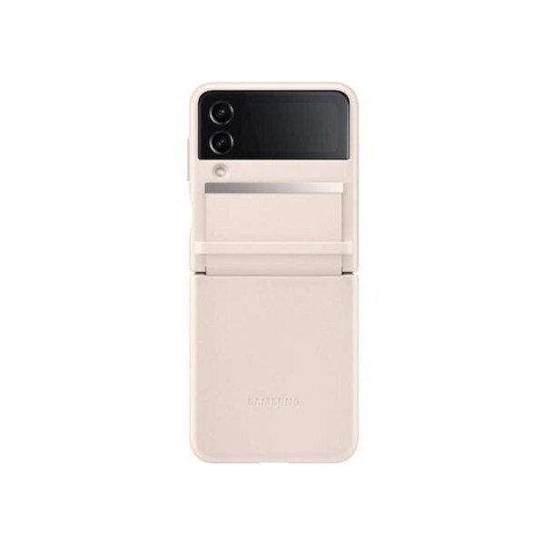 Samsung Flip 4 - Flap Leather Cover - Peach