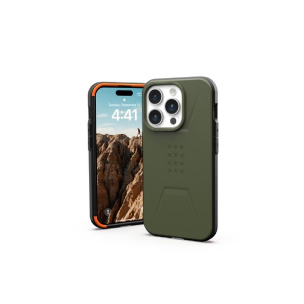 UAG Civilian Magsafe - iPhone 15 Pro - Olive Drab