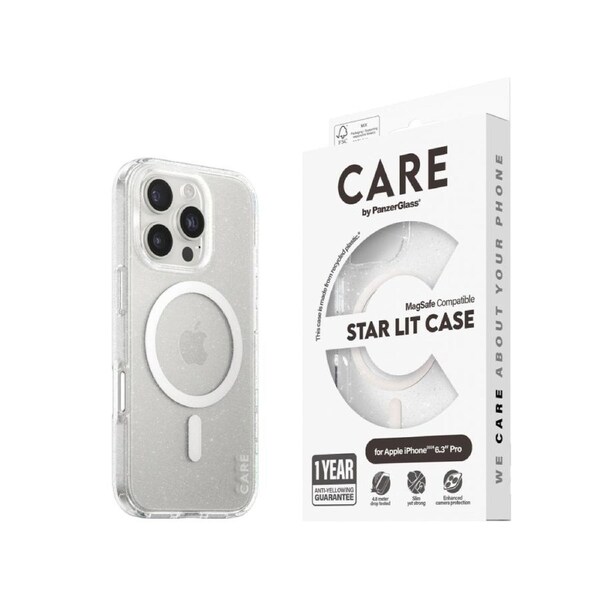 CARE by Panzer Flgship (MS) Cse -iPhone 16 Pro - Starlt