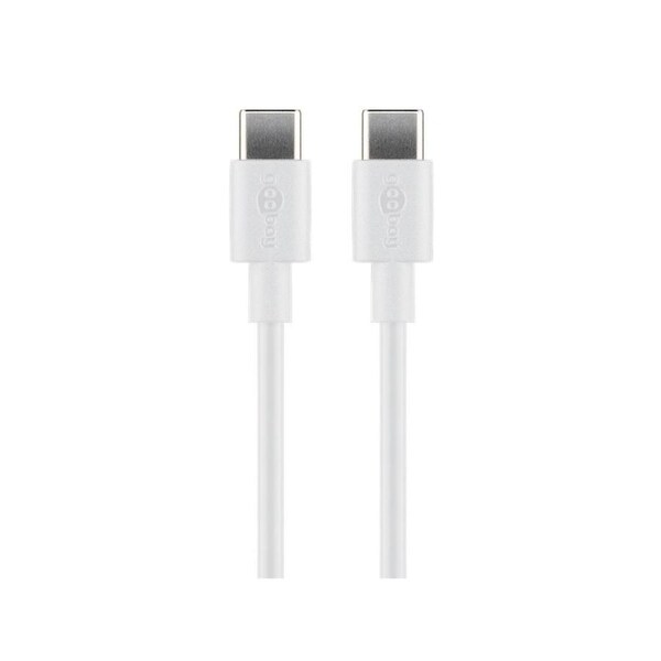 Goobay USB-C to USB-C Cable 1m - White