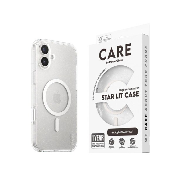 CARE by Panzer Flgship (MS) Cse -iPhone 16 Plus - Starlt