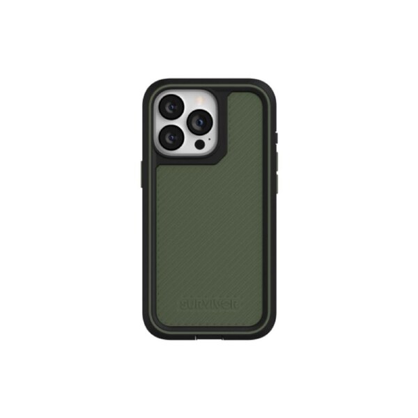 Survivor Earth for iPhone 13 Pro Max - Black/Wild Fern