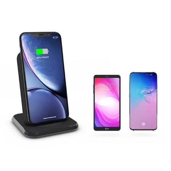 ZENS Aluminium Stand 10W Black + USB 2.4A (2-1 Charger)