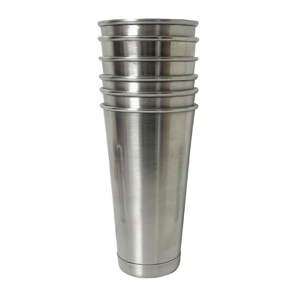 Roband Milkshake Maker 18/8 Stainless Steel 710ml Cup - 6 Pack