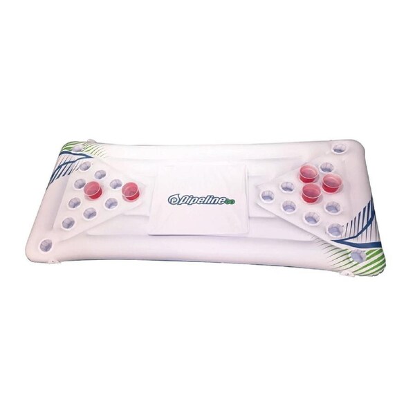 Aqua-Ride Pool Pong Inflatable Floating Beer Pong Table