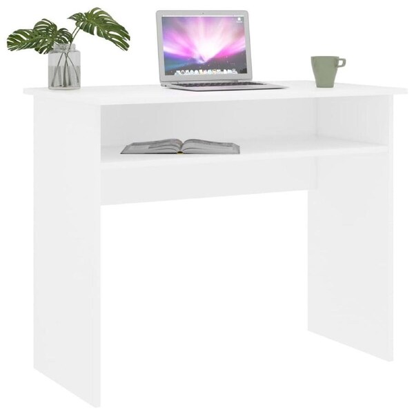 Modern Computer Desk Study Writing Table Laptop Home Office Workstation 90x50 cm