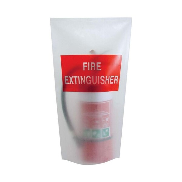 Thick UV Plastic Cover - Suits 4.5kg Fire Extinguisher (380 x 520mm)