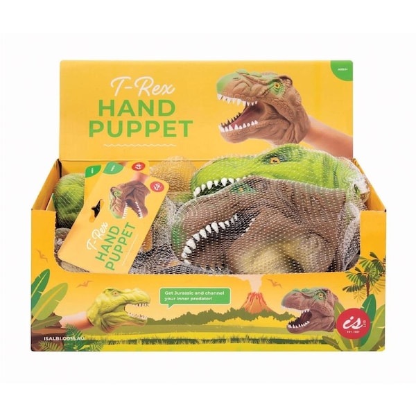 T-Rex Hand Puppet (Assorted)
