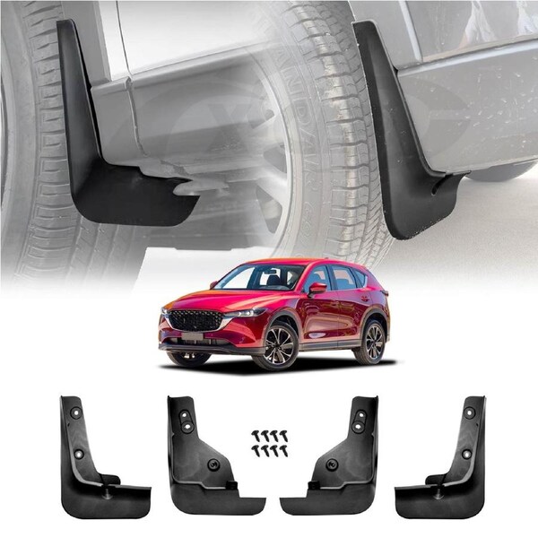 Mud Flaps Splash Guards for Mazda CX5 CX-5 2022-2025 Mudguard Fender Front and Rear Set of 4