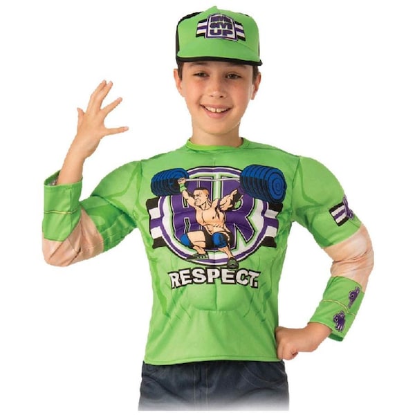 WWE John Cena Top and Hat Costume Kit