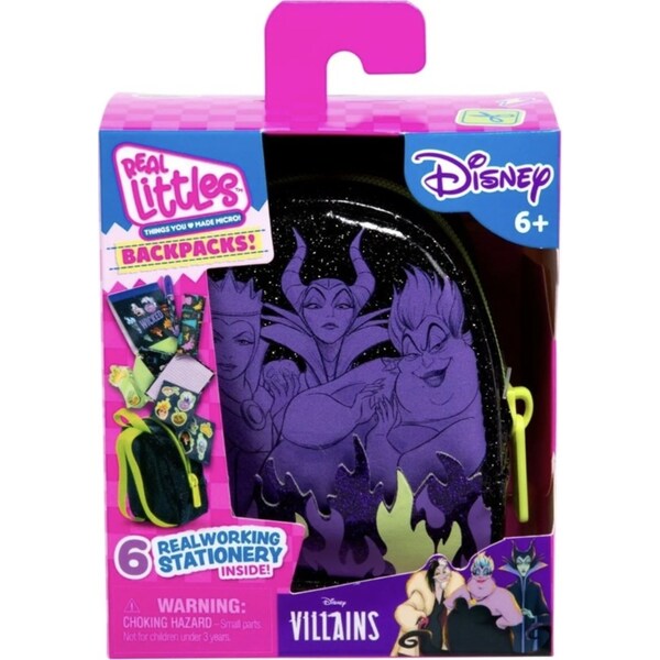 Real Littles Disney S7 Backpack Villains