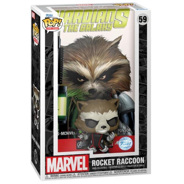 Guardians of the Galaxy Rocket Raccoon #3 Comic Cover Funko POP! Vinyl