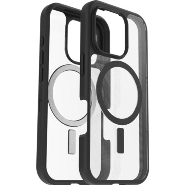 OtterBox React MagSafe Case for iPhone 16 Pro - Black Crystal