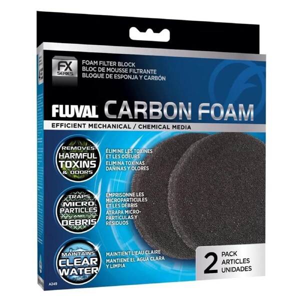 Fluval FX4 FX5 FX6 Carbon Pads 2pk