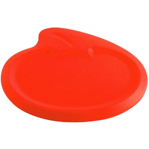 Mastrad of Paris Silicone Bowl Scraper / Spoon Rest in Red