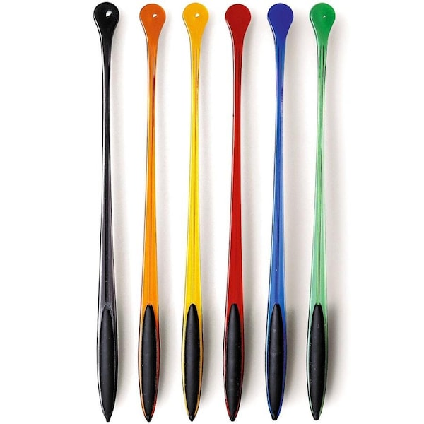 Mastrad of Paris Set of 6 Cocktail Stirrers in Assorted Colours