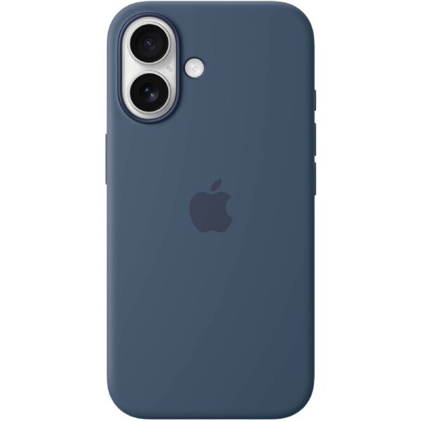 Apple iPhone 16 Silicone Case with MagSafe - Denim**