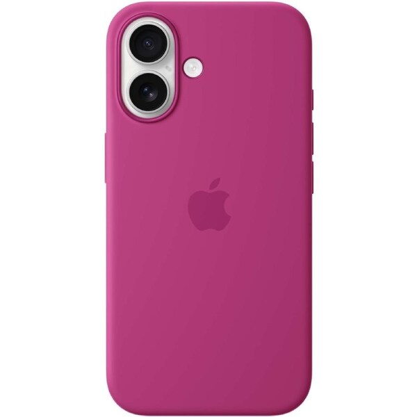Apple iPhone&nbsp;16 Silicone Case with MagSafe - Fuchsia**
