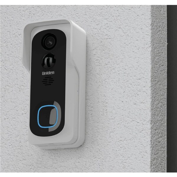 Uniden App Cam SOLO X2K Bell - 100% Wirefree 2K Super HD Video Doorbell with Wireless Chime