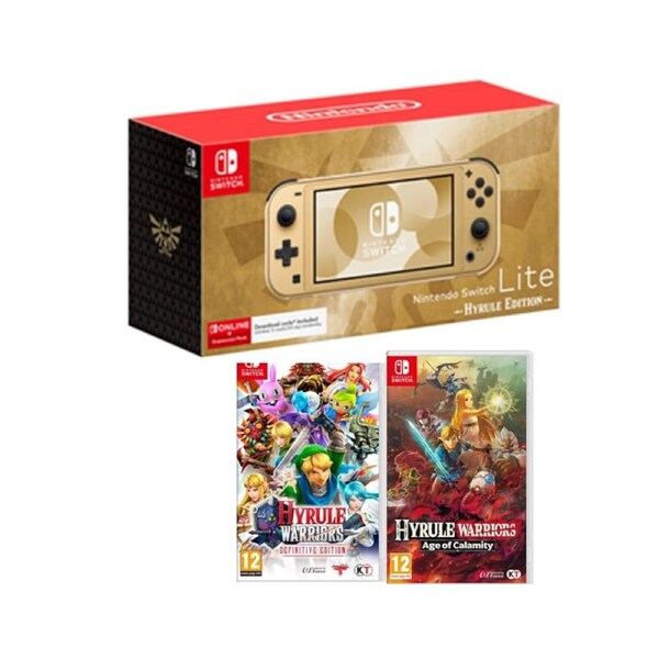 Nintendo Switch Lite Console Hyrule Edition & Def Edition & Age of Calamity Game