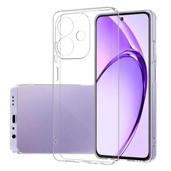 OPPO A40 4G Ultra Slim Crystal Clear Premium TPU Gel Back Case by MEZON – Shock Absorption, Wireless Charging Compatible (OPPO A40 4G, Gel)
