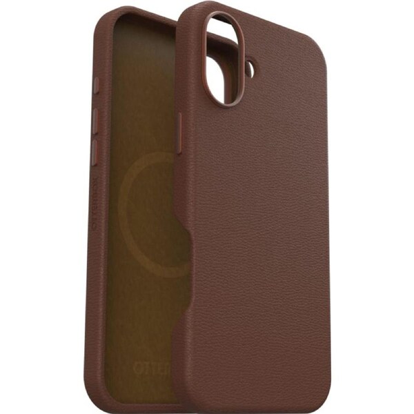 OtterBox Symmetry Cactus Leather Case for iPhone 16 Plus - Brown