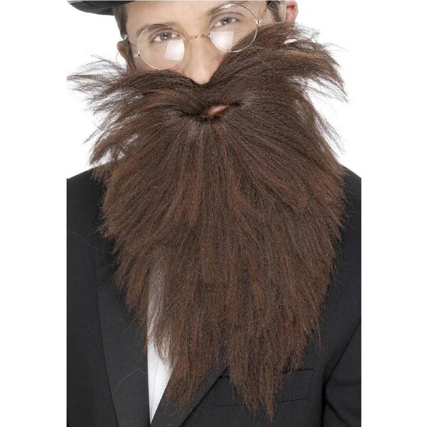 Long Brown Beard and Moustache