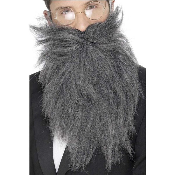 Long Grey Beard and Moustache