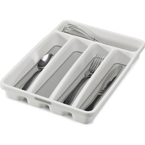 Madesmart Mini 5 Compartment Cutlery Tray Home/Kitchen Organiser 32x23cm WHT