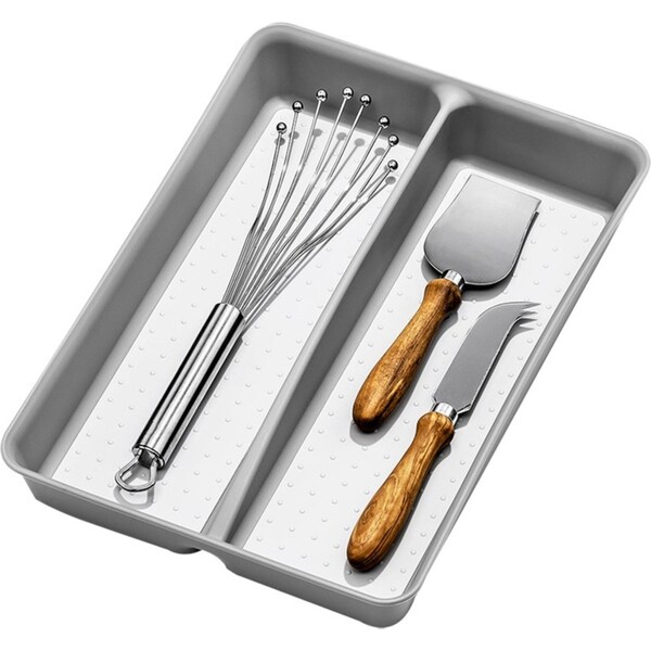 Madesmart Mini Utensil Tray Kitchen Accessory Organiser Soft Grey 32x23cm