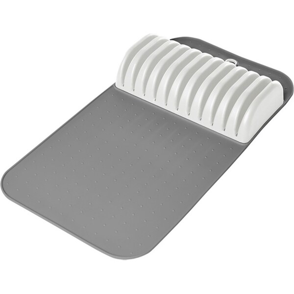 Madesmart Large In-Drawer Knife Mat Kitchen Organiser Rect 38x21cm White