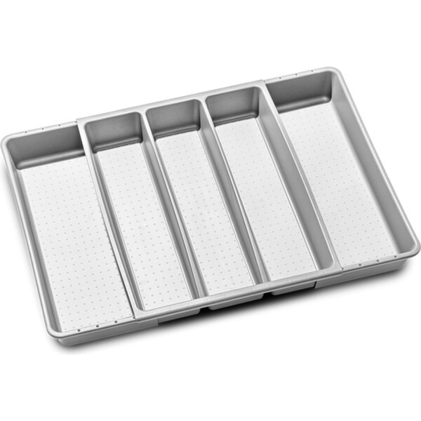 Madesmart Basic Expandable Utensil Tray Kitchen Organiser 32cm Soft Grey