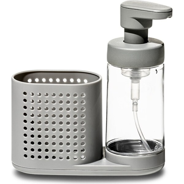 Madesmart Foaming Soap Station Dishwashing Dispenser/Compartment 296ml Grey