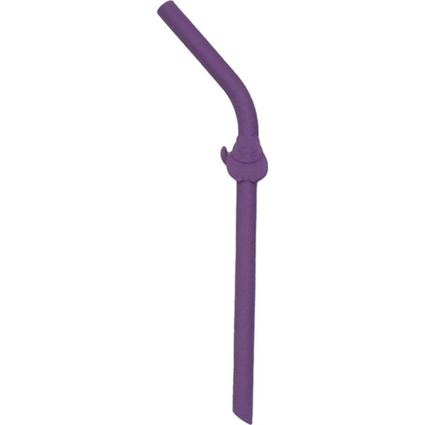 6pc Melii Luxe Reusable Coloured Silicone Drinking Straws Washable Assorted