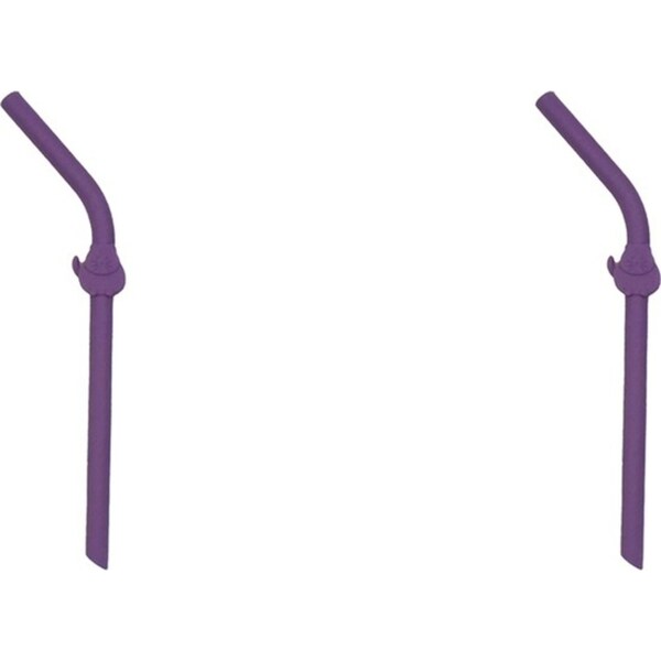 12pc Melii Luxe Reusable Coloured Silicone Drinking Straws Washable Assorted